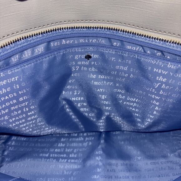 Kate Spade Large Jazz Things Up Cool Cat Kitty Francis Tote Purse Bag NWOT - Picture 11 of 14